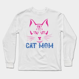 Cat Mom Long Sleeve T-Shirt